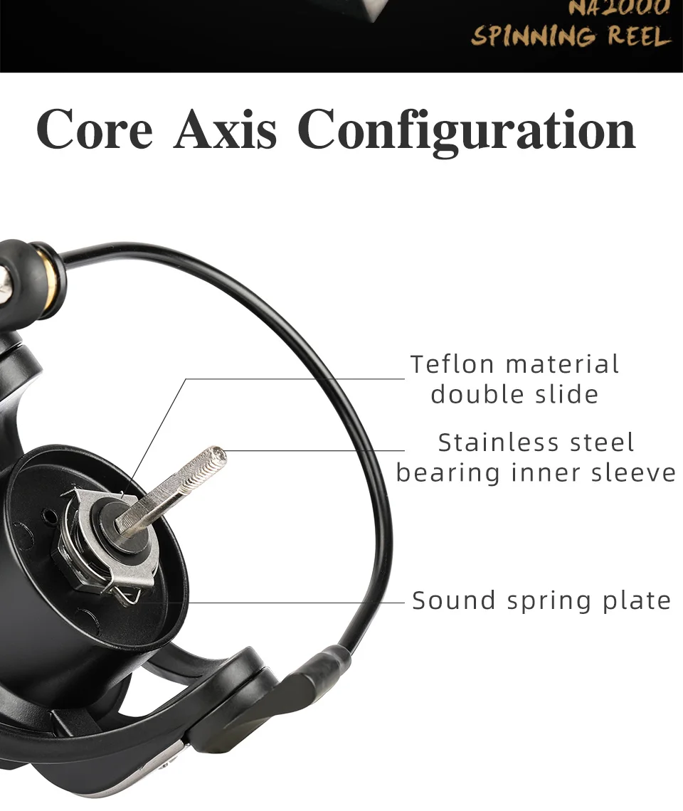 TSURINOYA Long Casting Spinning Fishing Reel NA 2000 3000 4000 5000 12kg Max Drag 5.2:1 Pike Bass Carp Reel Tackle