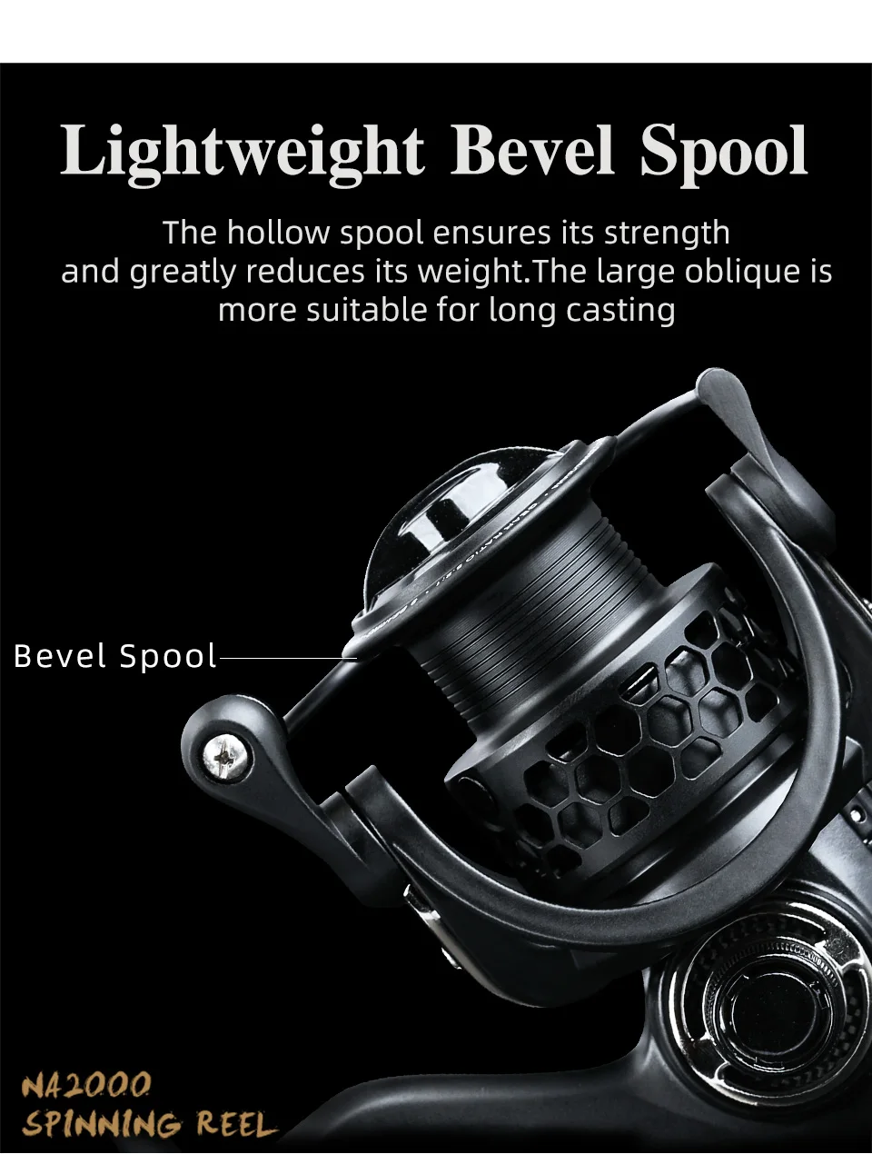 TSURINOYA Long Casting Spinning Fishing Reel NA 2000 3000 4000 5000 12kg Max Drag 5.2:1 Pike Bass Carp Reel Tackle