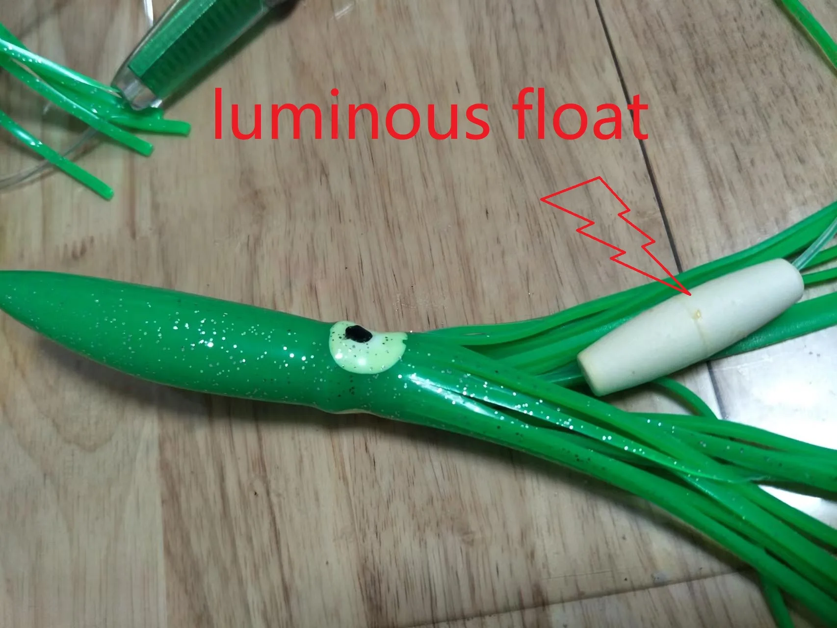 36' Tianium Nickel Alloy Splashbar Outbound Rudder Spreader Bars with 9' Premium Lures (Install Version）