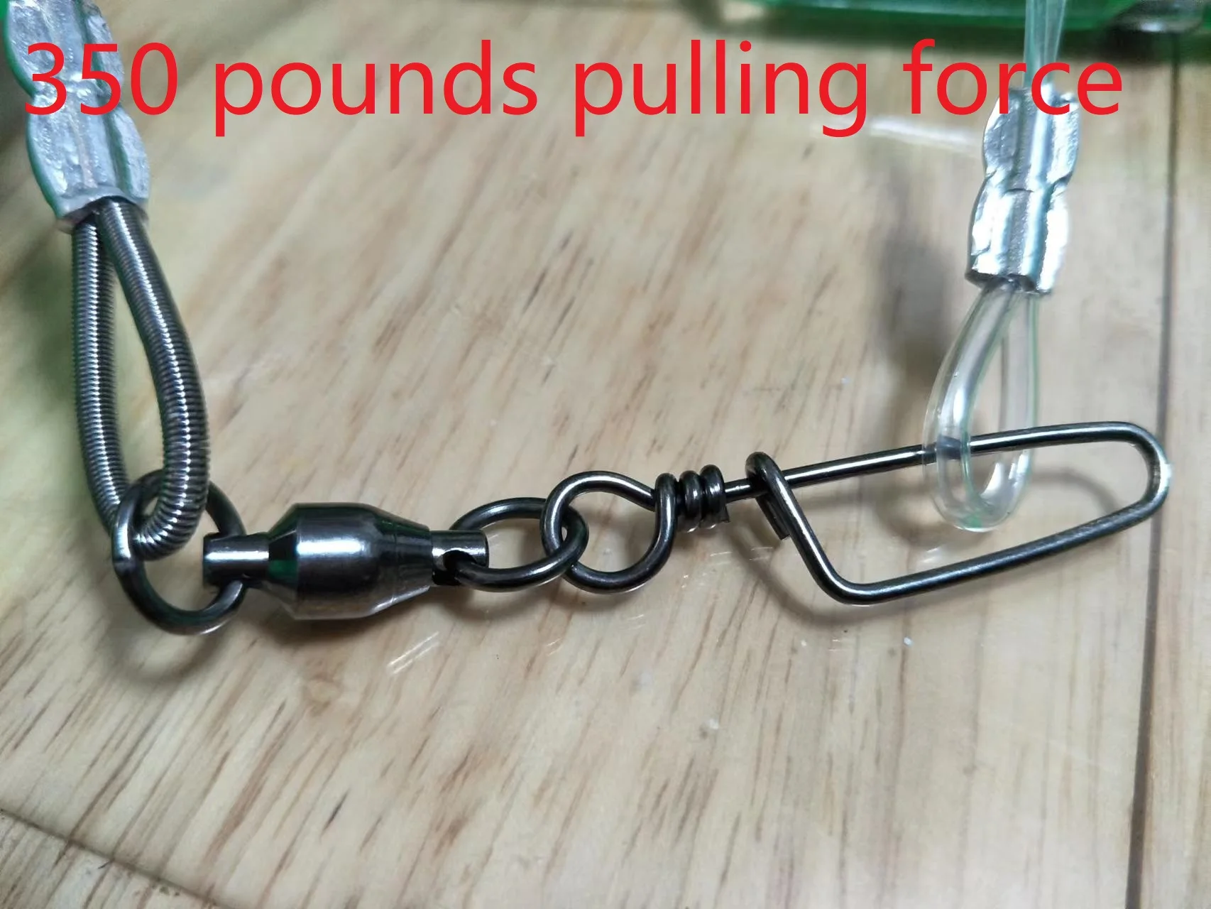 36' Tianium Nickel Alloy Splashbar Outbound Rudder Spreader Bars with 9' Premium Lures (Install Version）