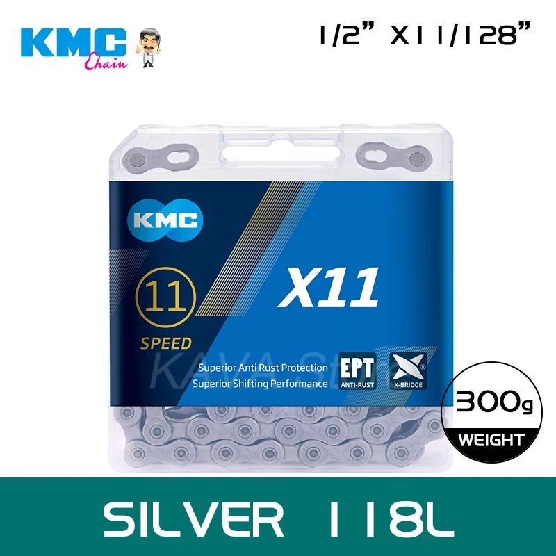 KMC Anti-rust Bike Chain X8/X9EPT/X10EPT/X11EPTMTB Road Bike Chain For FOX Specialized Dahon Merida TREK Giant SCOTT Cannondale