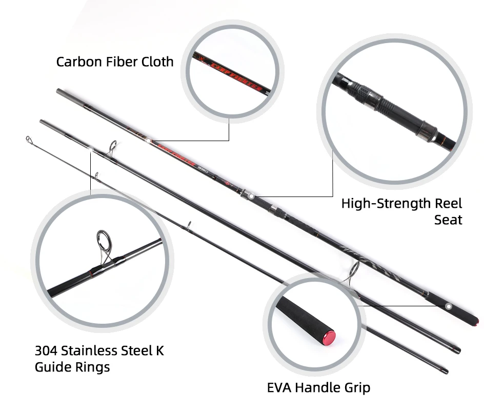 MIFINE PHAZZER SUPER CARP 4LB/5LB Lure Fishing Rod 3.6M/3.9M MF Carbon Spinning Rod Travel Surfcasting Pole T-REX CARP FIGHTER