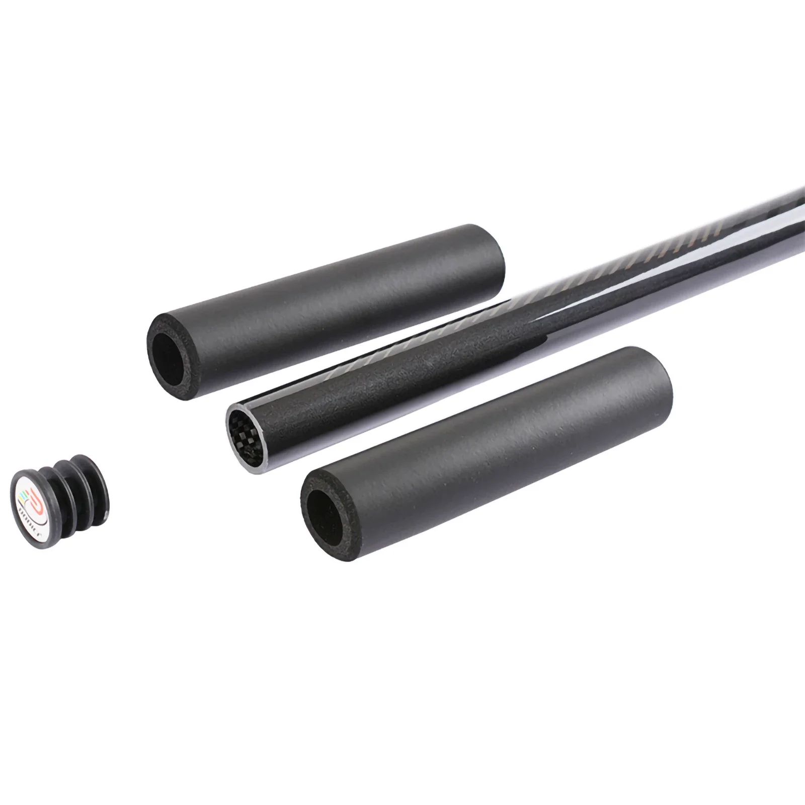 MTB Bicycle Carbon Handlebar,With Pair of Grip,Ultralight Bike Handle Accessories,Mountain Road Cycling,Bicycl Steering Wheel