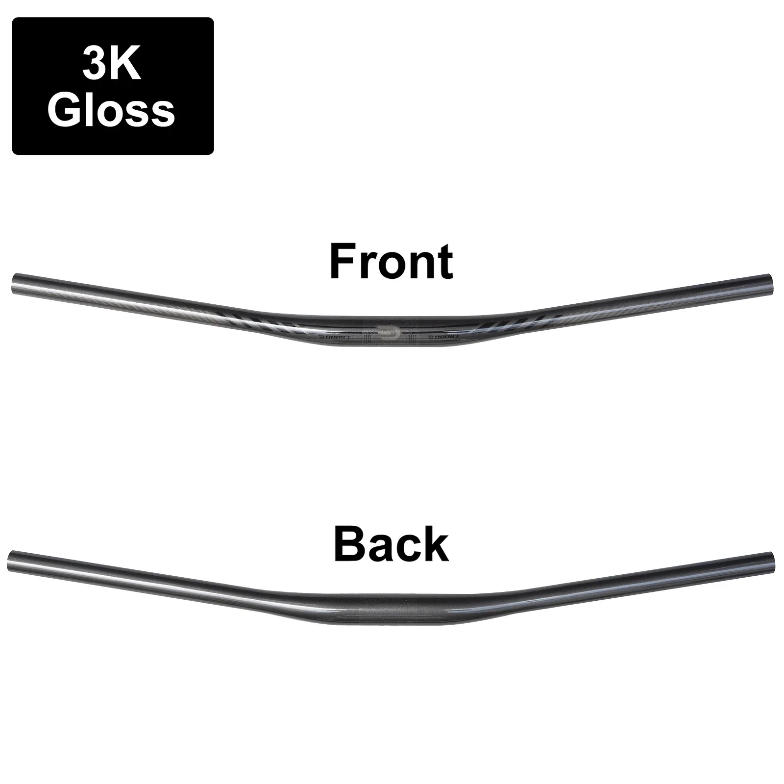 MTB Bicycle Carbon Handlebar,With Pair of Grip,Ultralight Bike Handle Accessories,Mountain Road Cycling,Bicycl Steering Wheel