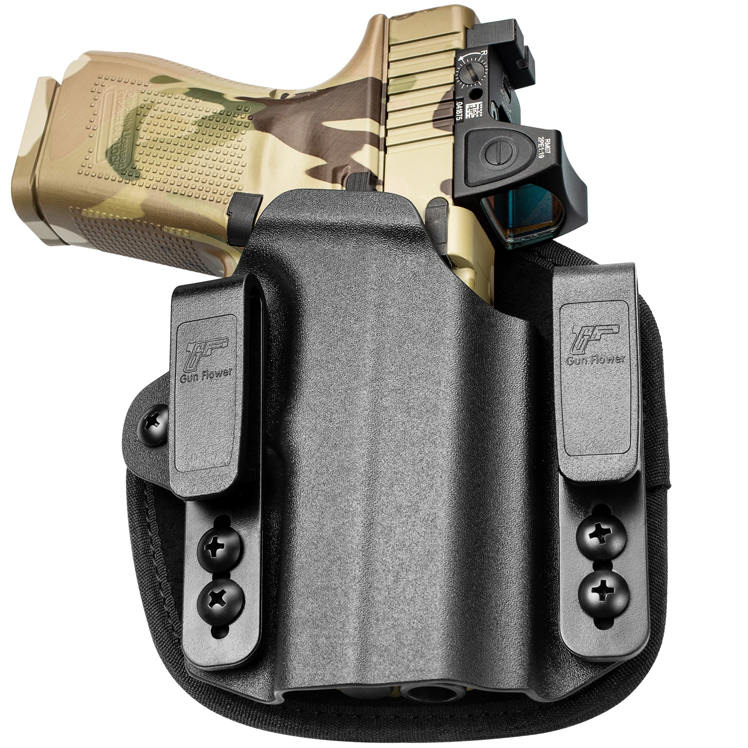 GF Universal Hybrid Kydex&Nylon Holster for G19 G17 M&P Shield and Similar Right and Left Hand Universal Holster