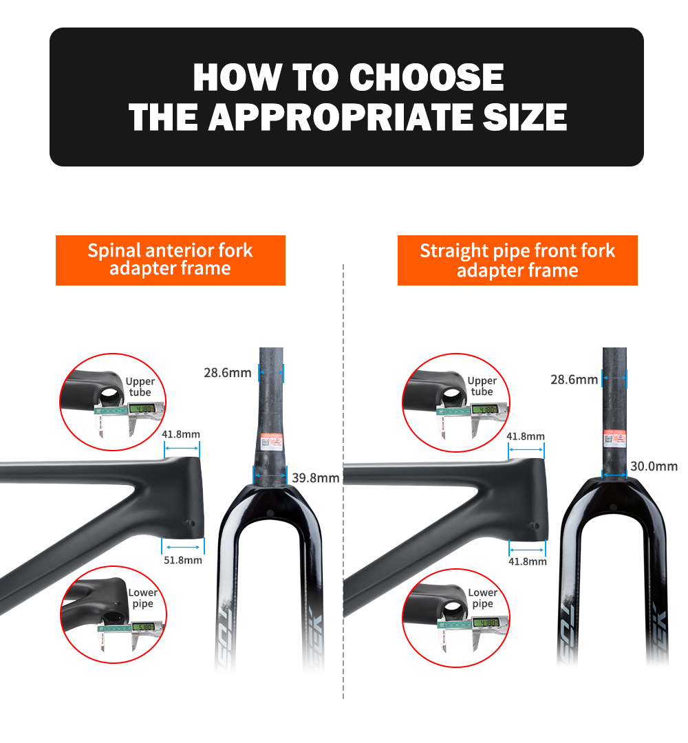 TOSEEK TFK-SL Carbon Fork 26ER/27.5ER/29ER Straight Tube Mtb Bicycle Front Fork Garfo Carbono 700c Mtb Fork 29