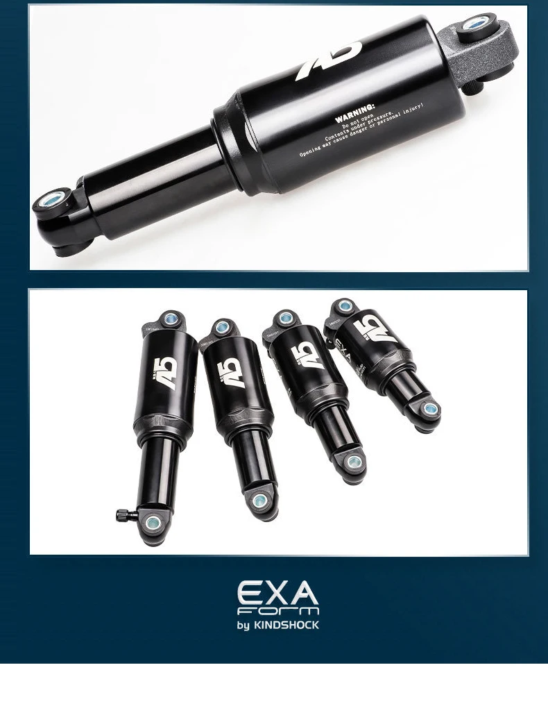 Kind Shock KS A5 RR1/RE Solo Dual Bike Air Rear Shock Absorber Suspension 125 150 165 190mm for MTB Bicycle EXA Form