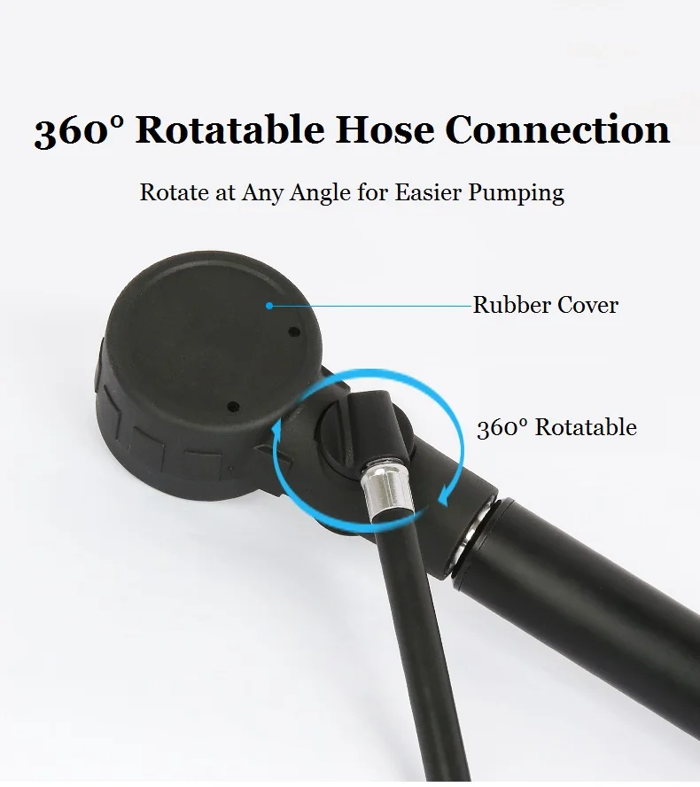 Giyo 300psi MTB Suspension Air Pump Bicycle Shock Fork Pump Bike Motor Schrader Presta Tyre Inflator Mini Gauge Tire Pumping