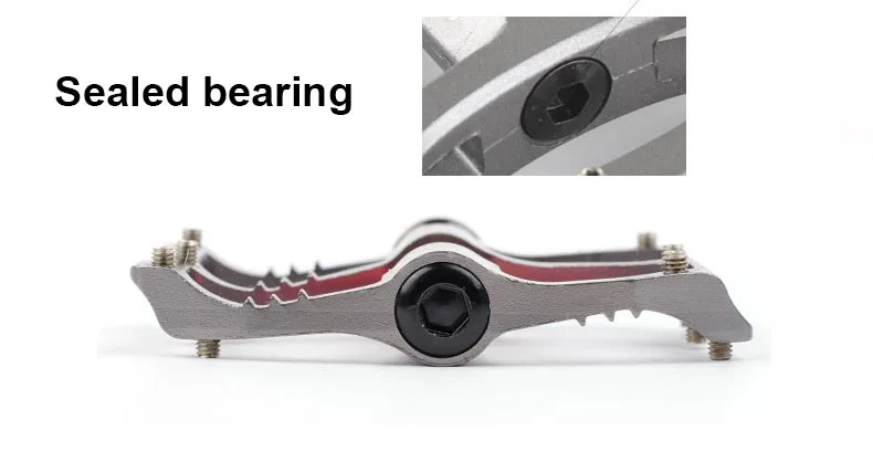 Bicycle Pedal Aluminum Alloy 3 Bearing Ultralight for Mountain Road Bike Cycling Accessories