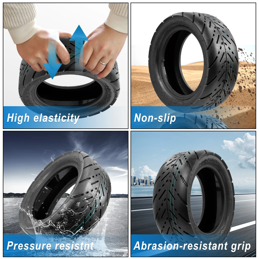 11inch Jelly Gum Self Repairing Tire 90/65-6.5 Vacuum Tire for Dualtron Thunder Electric Scooter Tubeless Road Tyre