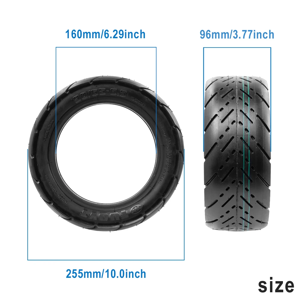 11inch Jelly Gum Self Repairing Tire 90/65-6.5 Vacuum Tire for Dualtron Thunder Electric Scooter Tubeless Road Tyre