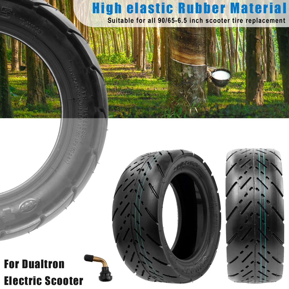 11inch Jelly Gum Self Repairing Tire 90/65-6.5 Vacuum Tire for Dualtron Thunder Electric Scooter Tubeless Road Tyre