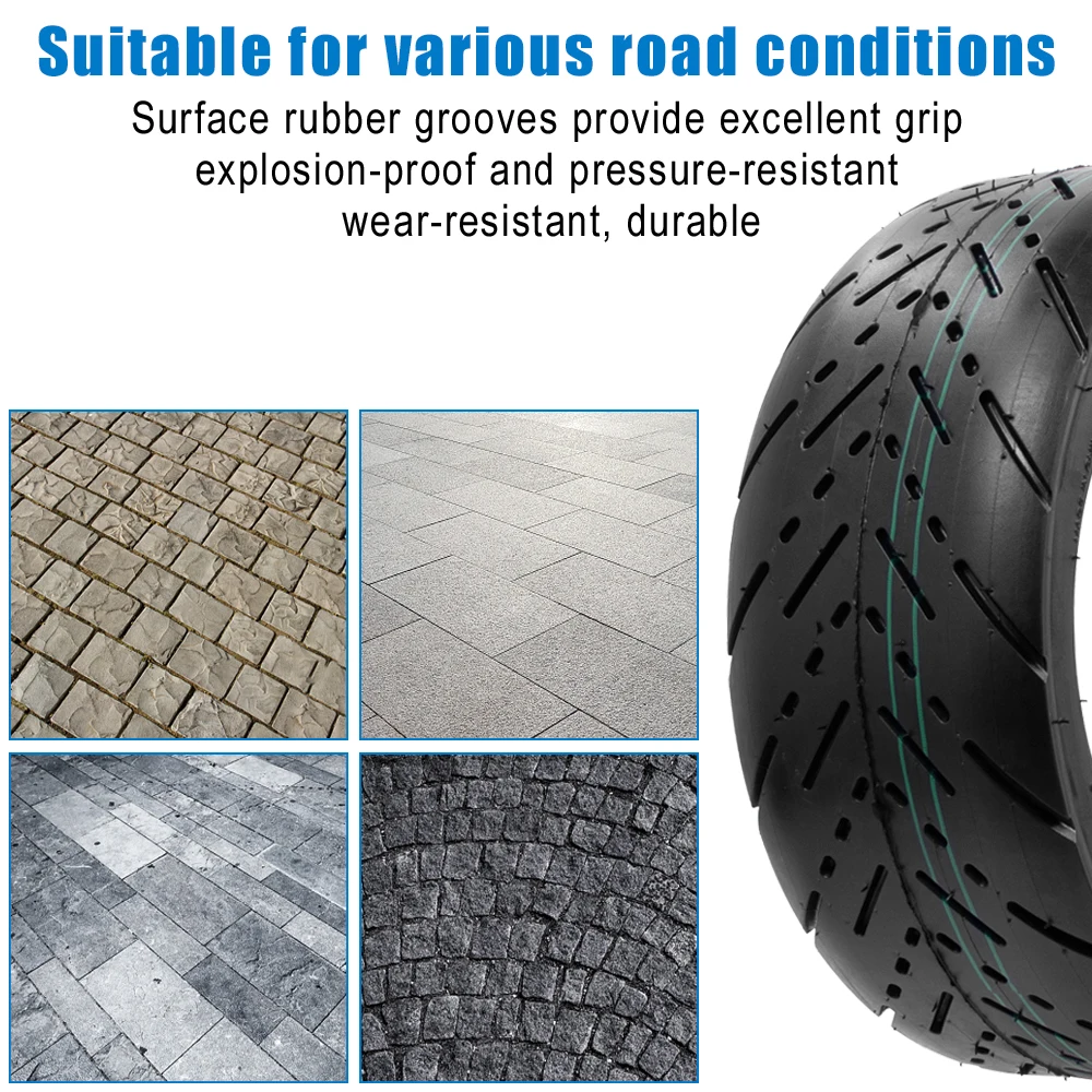 11inch Jelly Gum Self Repairing Tire 90/65-6.5 Vacuum Tire for Dualtron Thunder Electric Scooter Tubeless Road Tyre