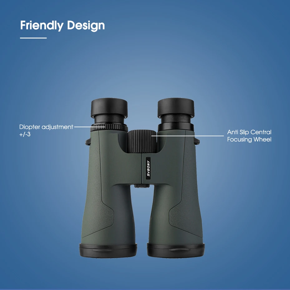 Svbony SA203 Telescope 12x50 Binoculars Professional Powerful BAK4 IPX7 Waterproof Camping Equipment for Birdwatching Stargazing