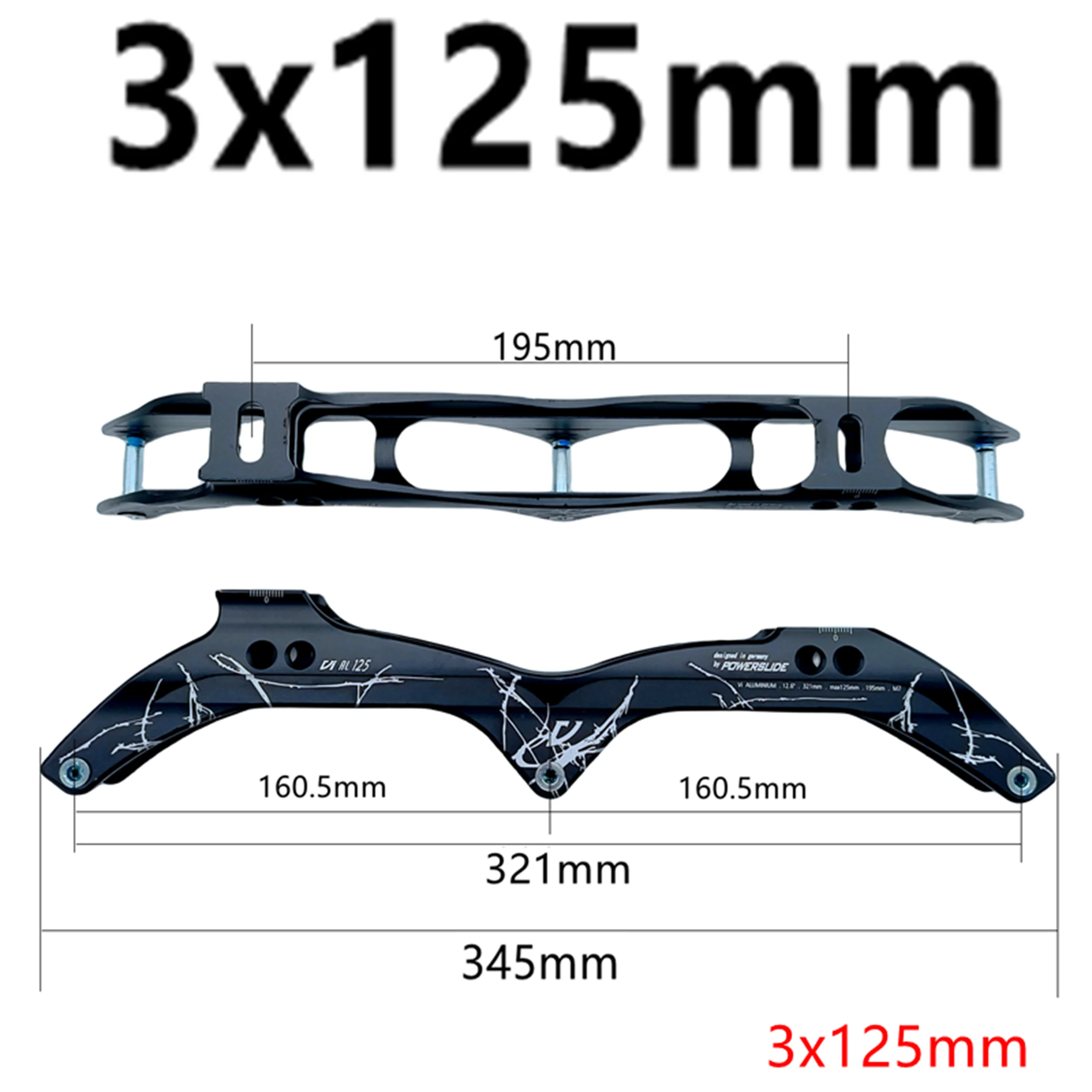 Speed Skate Frame 3x125mm 3x110mm 3x90mm 3x100mm