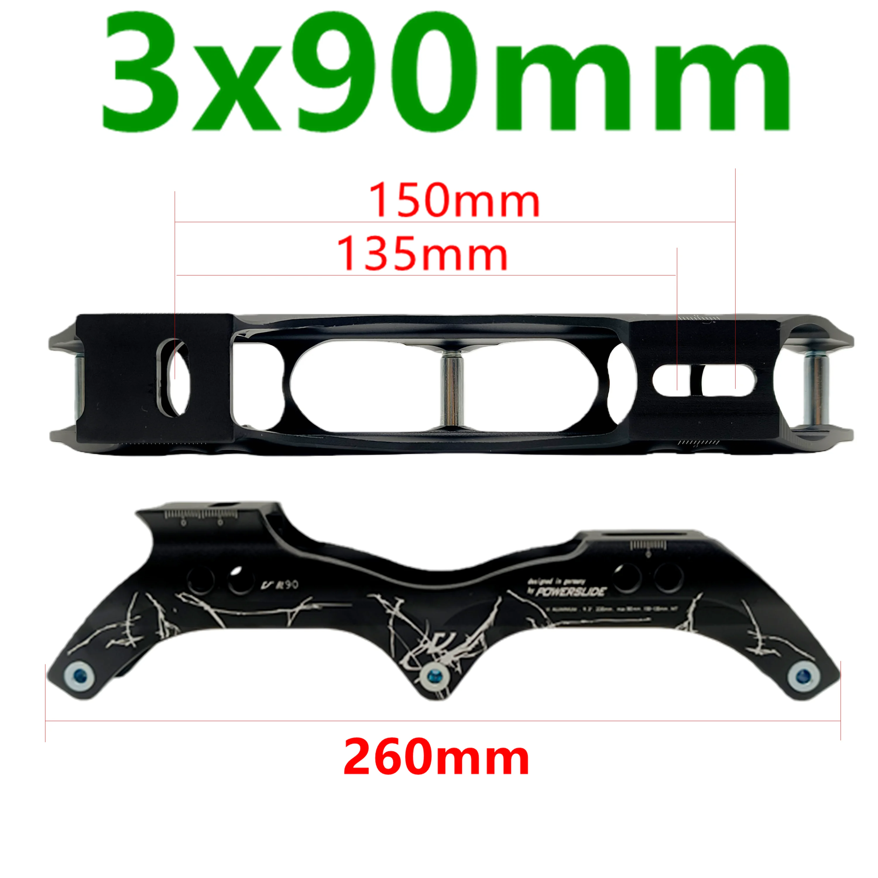 Speed Skate Frame 3x125mm 3x110mm 3x90mm 3x100mm