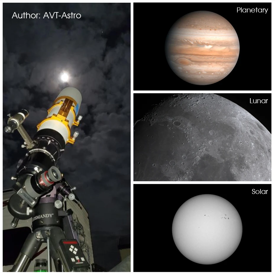 Svbony SV215 Zoom Eyepiece,1.25 Inch 3-8mm,with Parfocal Design,Telescope Accessory for High Power Lunar and Planetary Observing