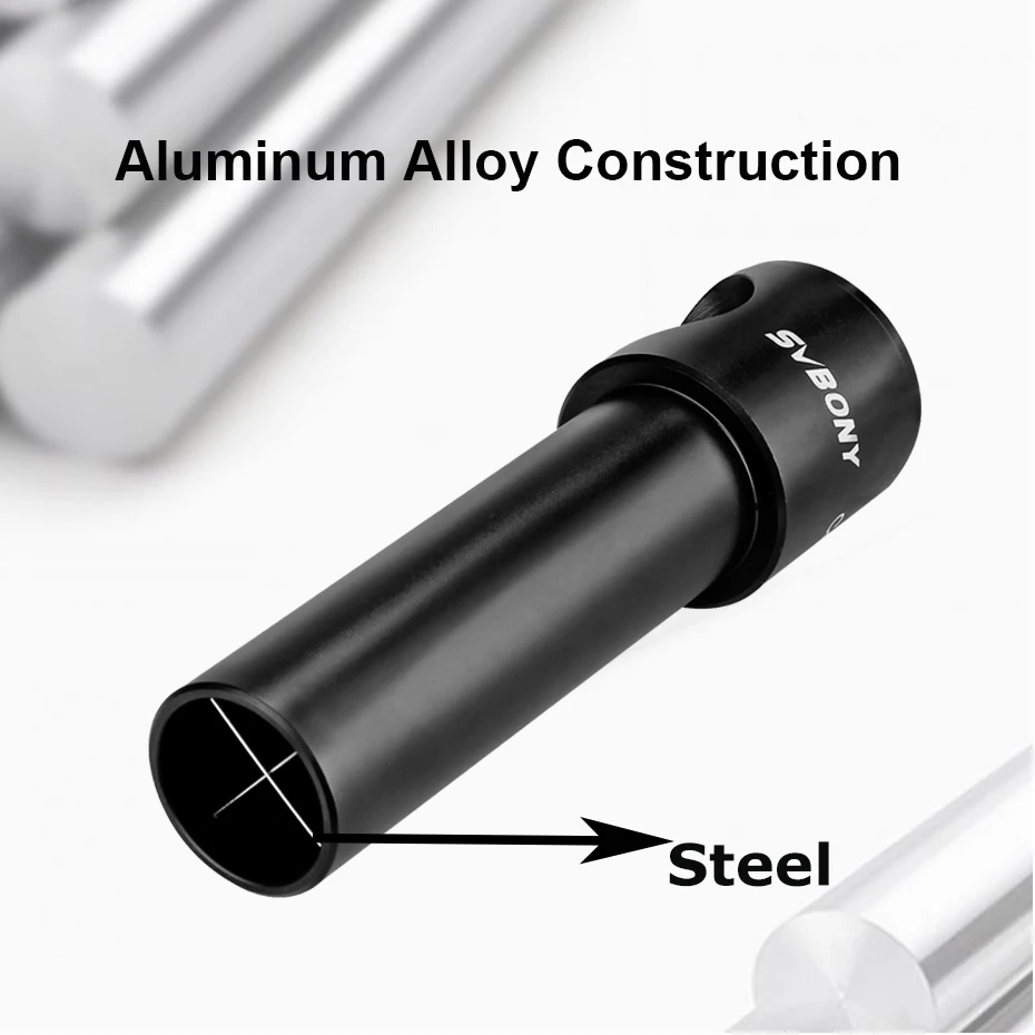 SVBONY Cheshire Collimation Eyepiece 1.25'' for Newtonian, SCT Telescope,Astronomical Telescope Accessory SV197
