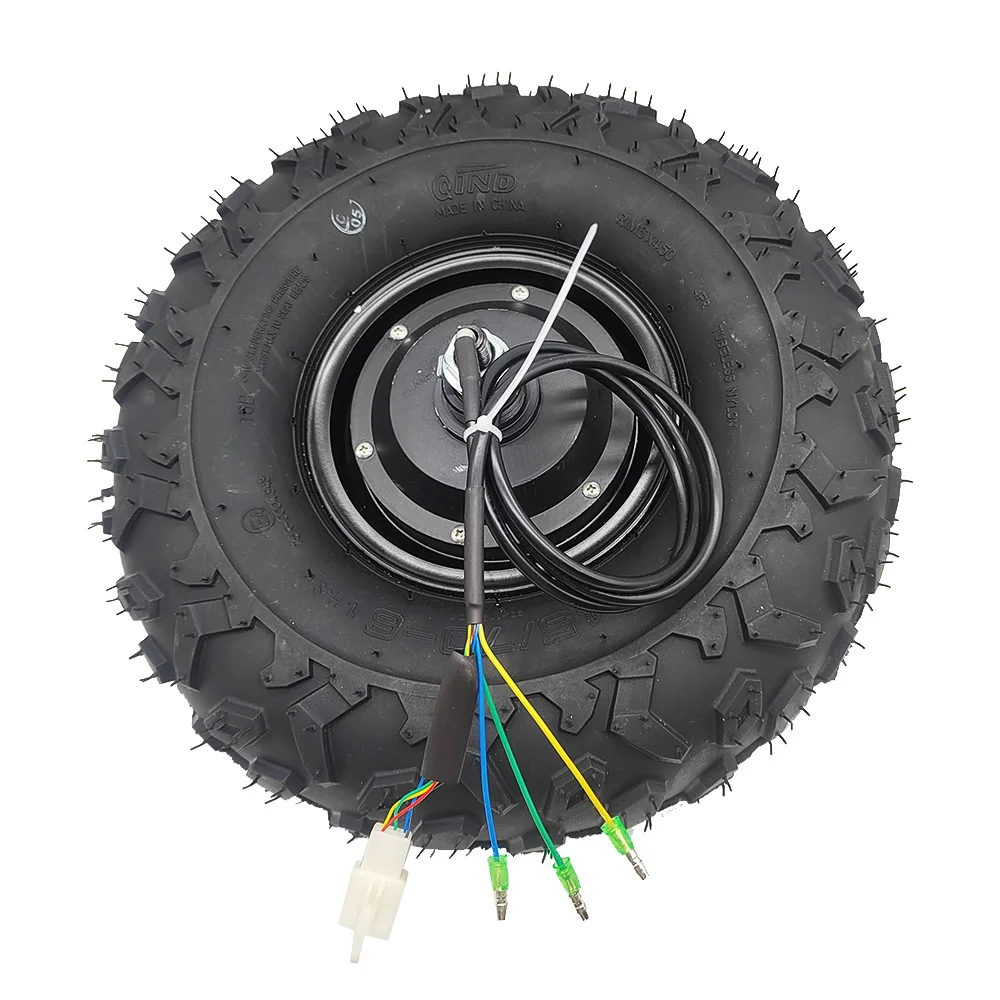 Wheelbarrow Electric Hub Motor High Torque 24V 36V 48V 350W 500W 14.5inch Off-Road Tires