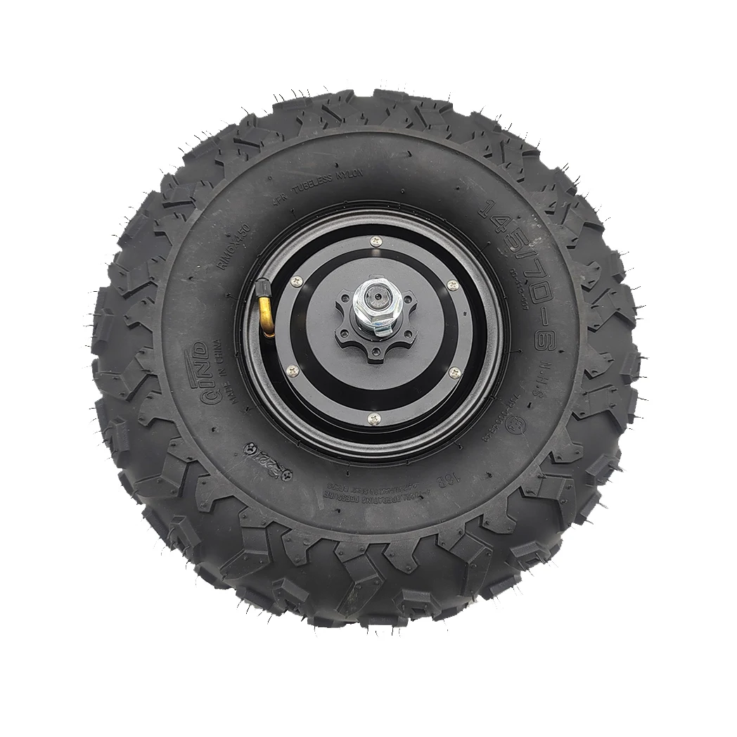 Wheelbarrow Electric Hub Motor High Torque 24V 36V 48V 350W 500W 14.5inch Off-Road Tires