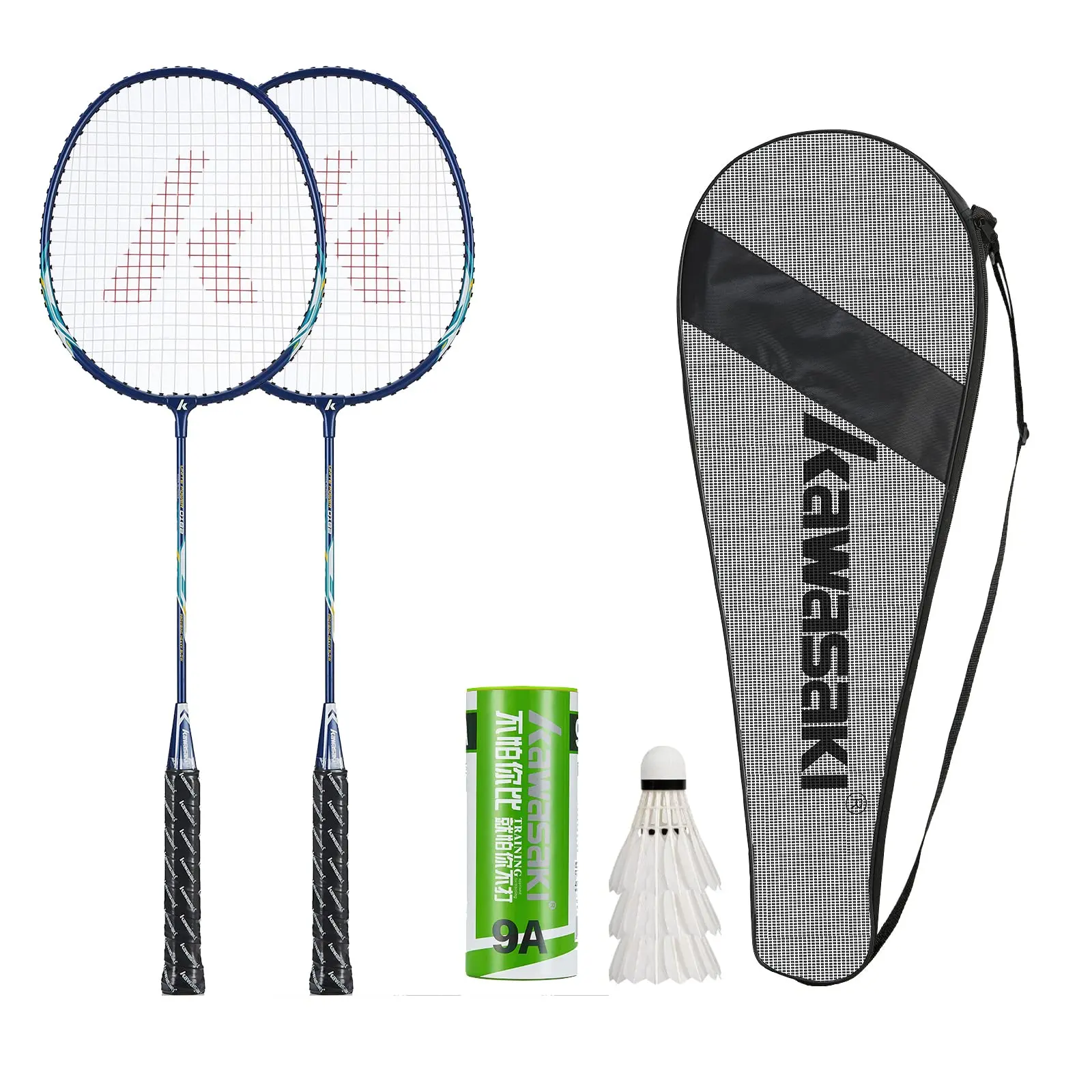 Kawasaki Badminton Racket 1U Aluminum Alloy Frame Badminton Racquette Racquet With String For Outdoor Entertainment UP-0182