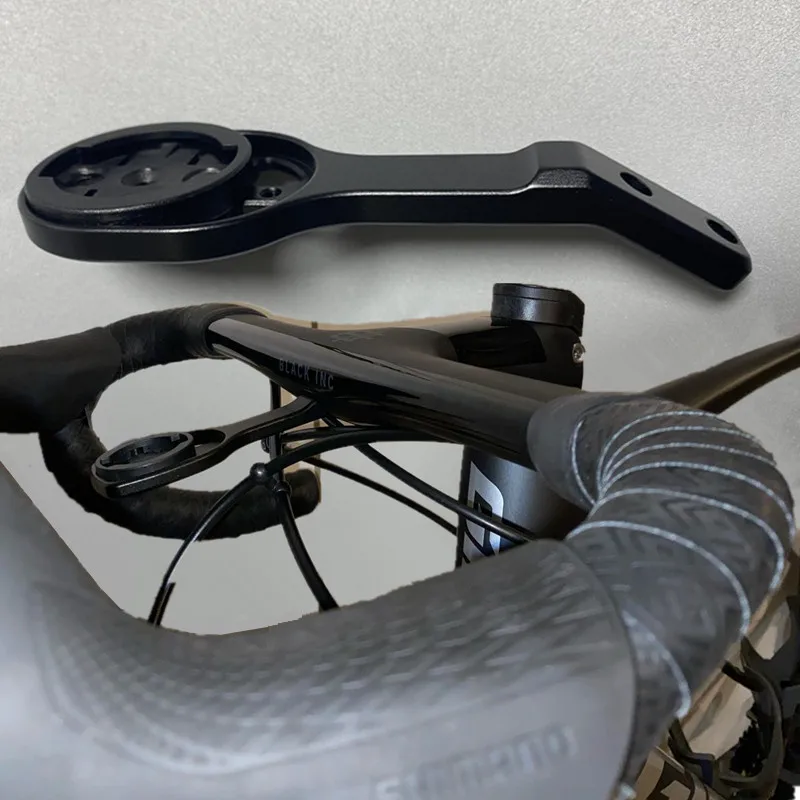 For BLACK INC Handlebar Bicycle Extension Alloy Computer Mount Bracket Holder For iGPS wahoo Garmin bryton xoss mileage timer