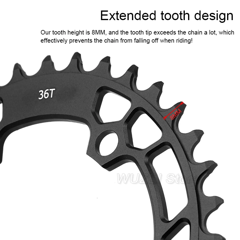 Original SHIMANO DEORE FC M5100 Crankset 1x11 Speed MTB 34/36T Crank WUZEI Chainring BB MT501/MT500/BB52 for Saint MTB Crankset