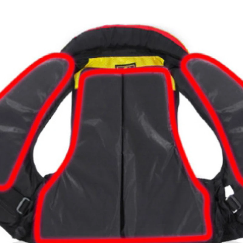 New Men Fishing Vest, Outdoors Buoyancy Vest Adult 120kg Multi-function Water Sports Personal Flotation Device with Multi Pocket