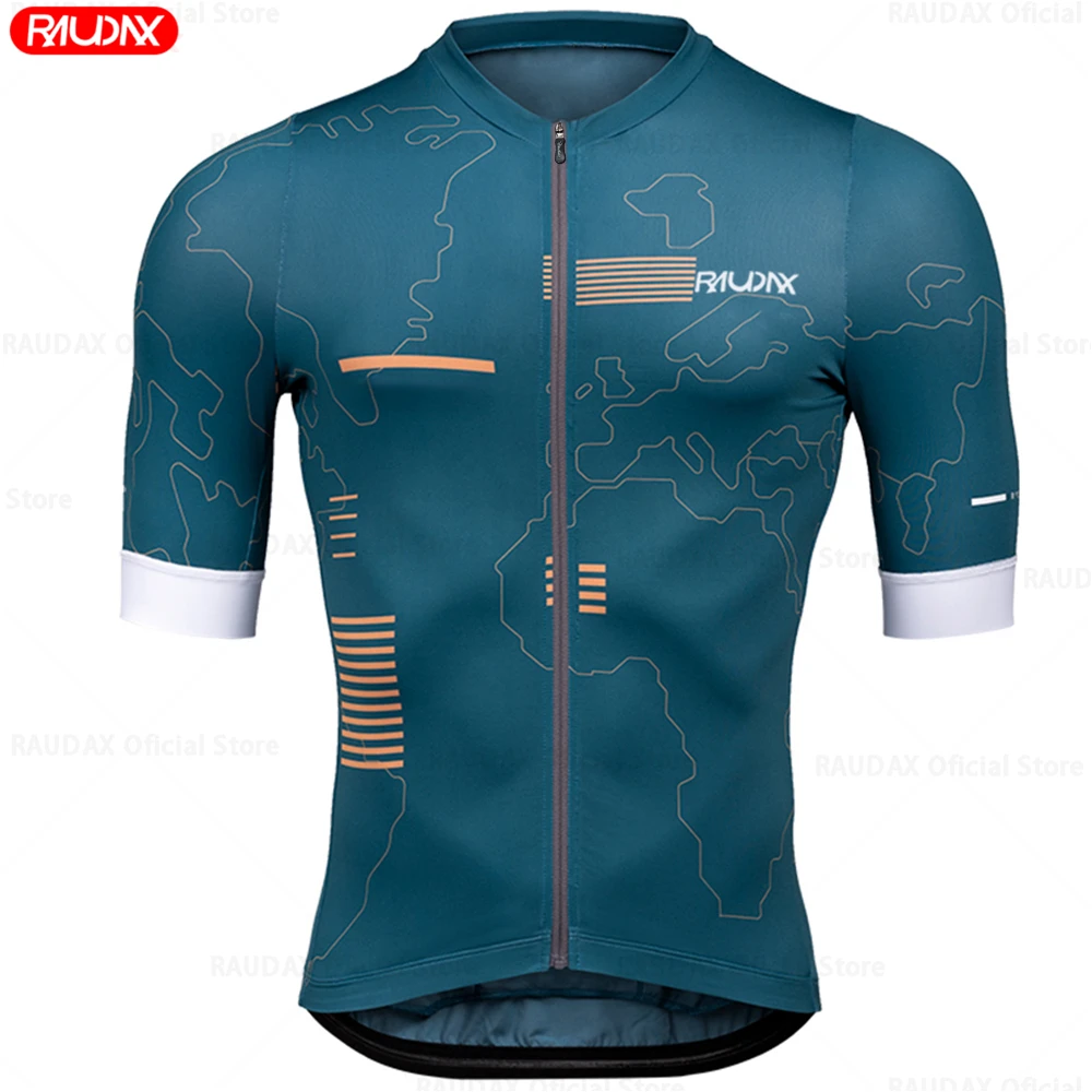 2025 Raudax Winter Cycling Thermal Fleece Clothing Sets Top Cycling Jersey Sport Bike MTB Riding Clothing Warm Jackets For Man