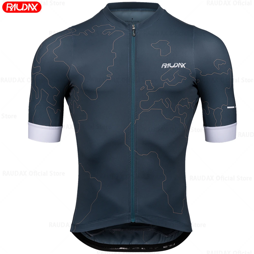 2025 Raudax Winter Cycling Thermal Fleece Clothing Sets Top Cycling Jersey Sport Bike MTB Riding Clothing Warm Jackets For Man