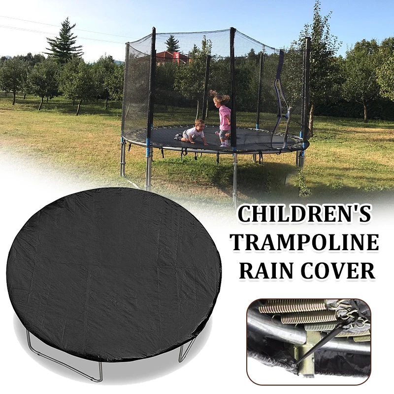 Trampoline Weather Cover 6-16 Feet. Round Snow Sun Shade Protective Cover for Outdoor, Trampoline Cover