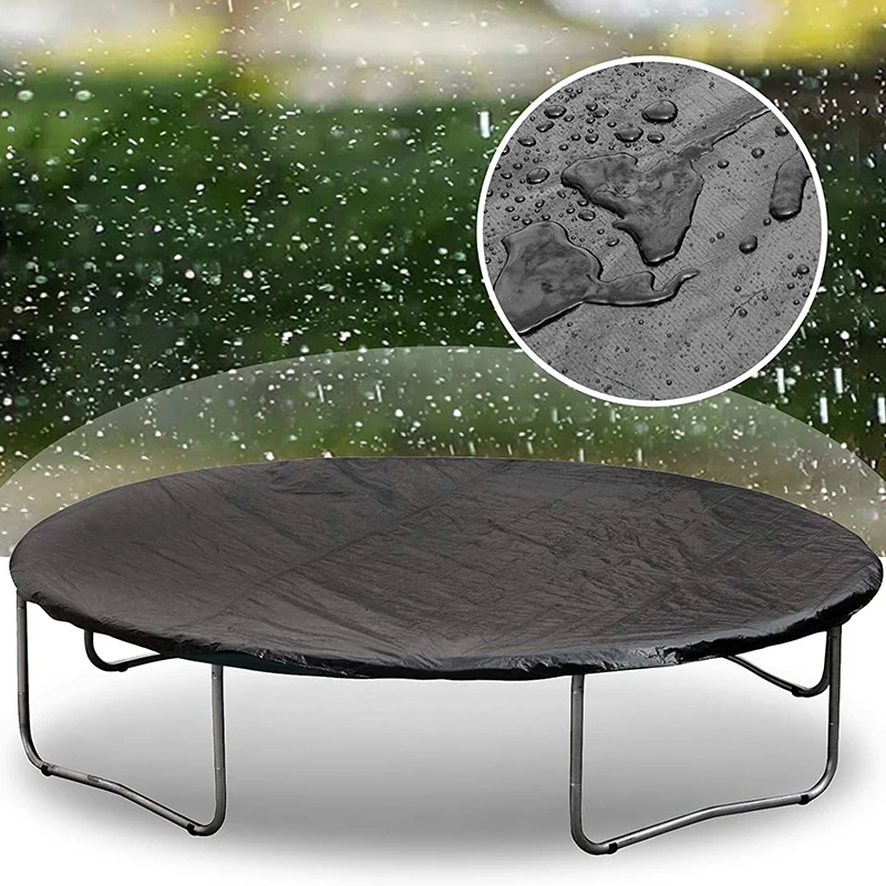 Trampoline Weather Cover 6-16 Feet. Round Snow Sun Shade Protective Cover for Outdoor, Trampoline Cover