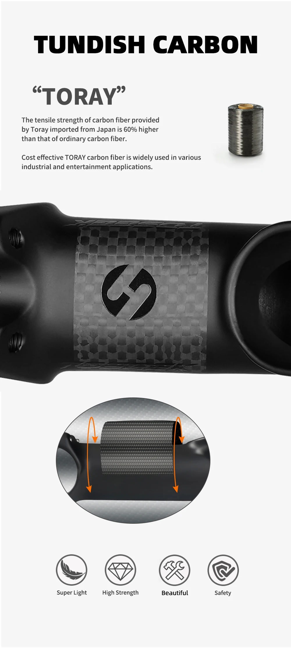 TOSEEK ZF-ONE Carbon Stem 25/35Degree Mountain Bike Stem,31.8mm Handlebar Stems,60/70/80/90/100mm Black and Red Bicycle Parts