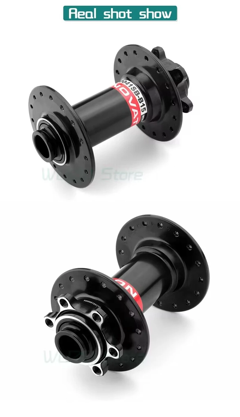 Novatec Thru Hub 15 15mm MTB Bike DH Axle Boost Hubs Bicycle Front Rear Downhill Cylindrical Hubs Cycling Accessories Part
