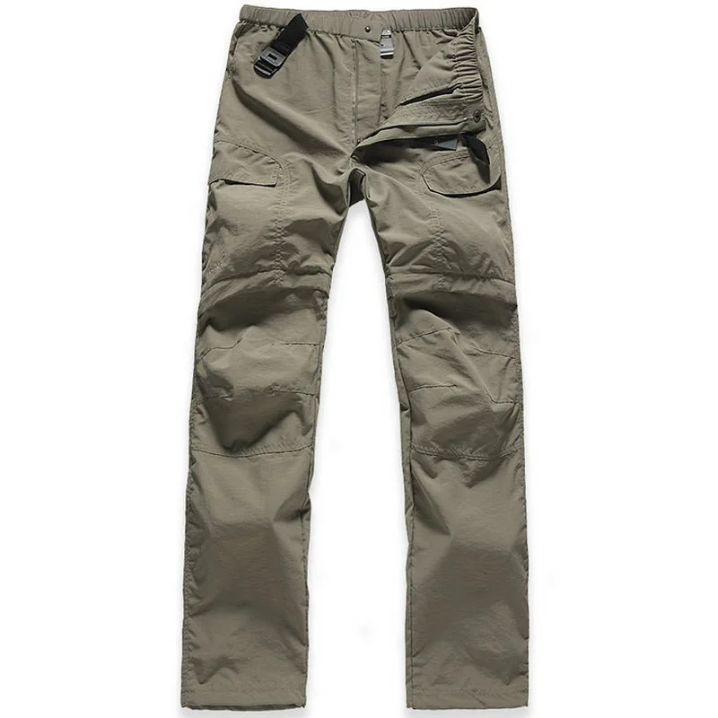 NUONEKO Women's Summer Hiking Pants Women Trekking Sport Quick Dry Thin Cargo Trousers Removable Outdoor Camping Pants Shorts