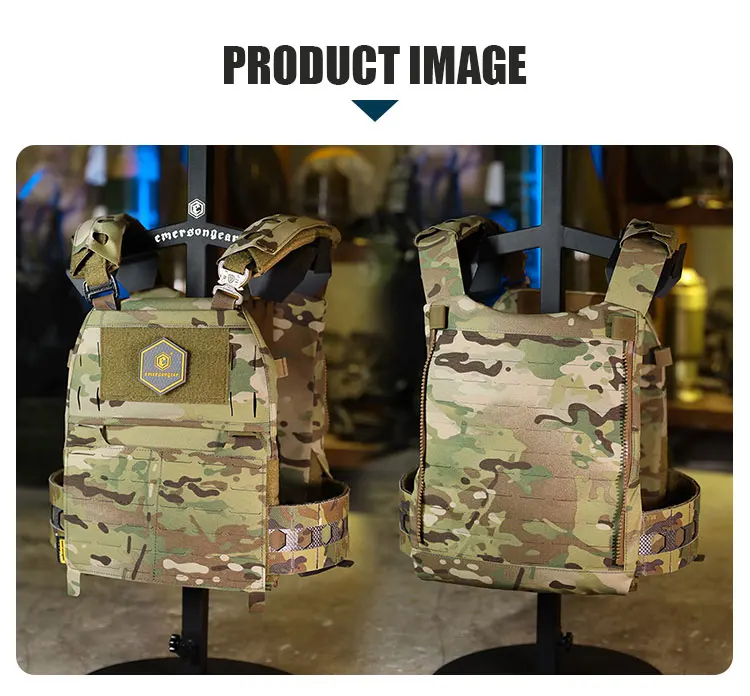 Emersongear For FRO Style V5 Hunting Vest M Size Plate Carrier Paintball Body Protective Airsoft Hunting Combat Training EM9650