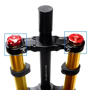 ZTZ Bike Cycling Suspension Fork 26/27.5/2 Inch for Sport Mountain DH Air Double Shoulder Downhill Replacement Bicycle Parts