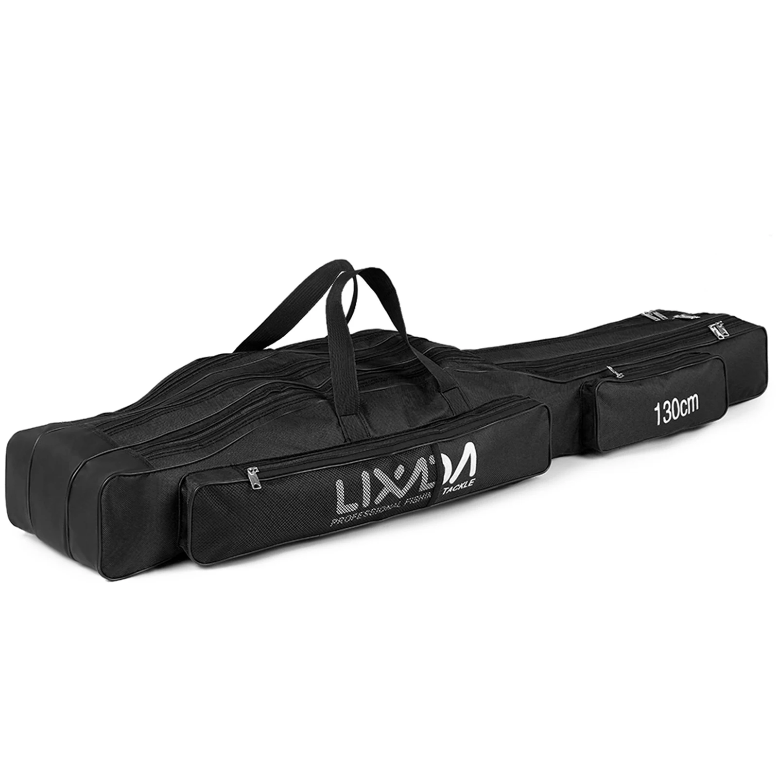 130cm/150cm Three Layers Fishing Bag Portable Folding Fishing Rod Reel Tackle Tool Carry Case Carrier Travel Bag