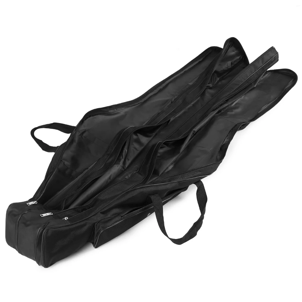 130cm/150cm Three Layers Fishing Bag Portable Folding Fishing Rod Reel Tackle Tool Carry Case Carrier Travel Bag