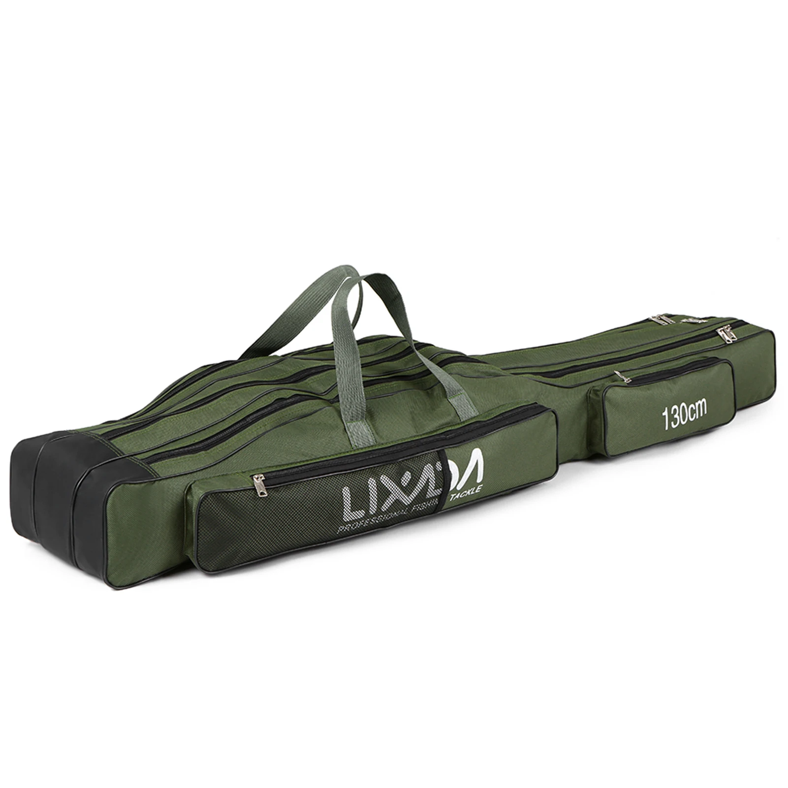 130cm/150cm Three Layers Fishing Bag Portable Folding Fishing Rod Reel Tackle Tool Carry Case Carrier Travel Bag
