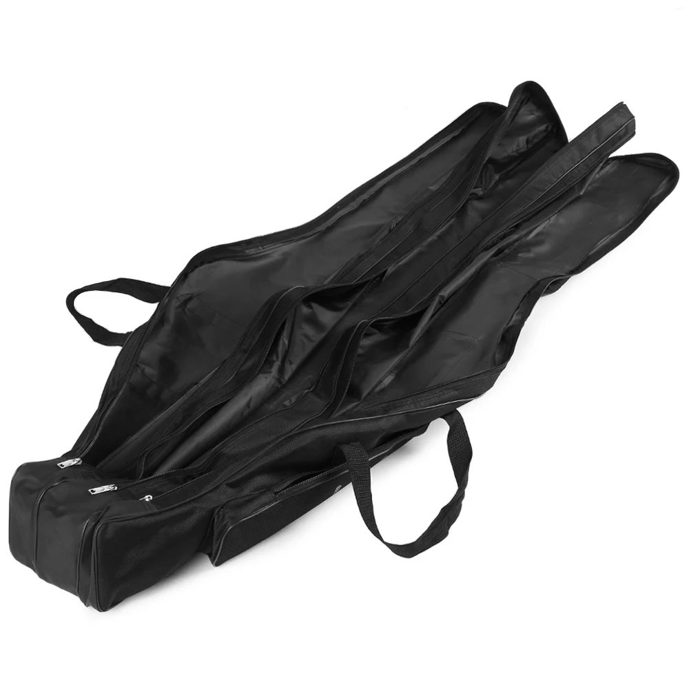 130cm/150cm Three Layers Fishing Bag Portable Folding Fishing Rod Reel Tackle Tool Carry Case Carrier Travel Bag