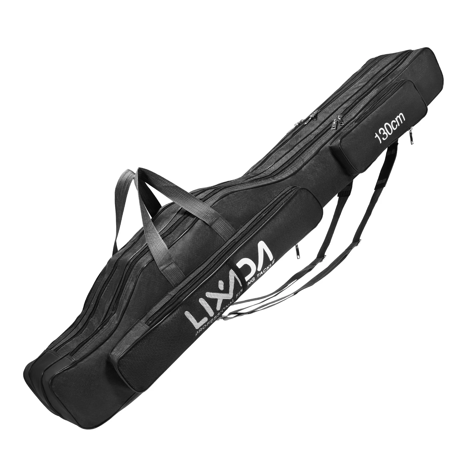 130cm/150cm Three Layers Fishing Bag Portable Folding Fishing Rod Reel Tackle Tool Carry Case Carrier Travel Bag