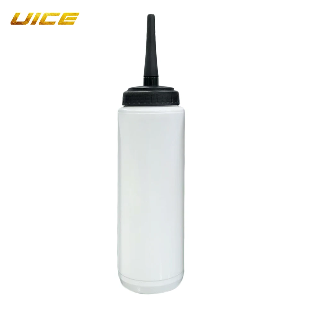 Ice Hockey Bottle Bucket 10pcs Hockey Water Bottle 1000ml Team Sports Bottle BPA Free For Ice Hockey Lacrosse Football Equipment