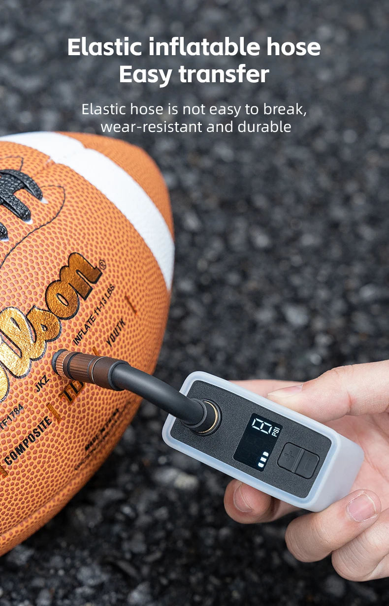 ROCKBROS Bike Pump Portable Mini Electric Air Pump Handheld 120PSI Rechargeable Tire Inflator Car Bike Motorcycle Bicycle Pump