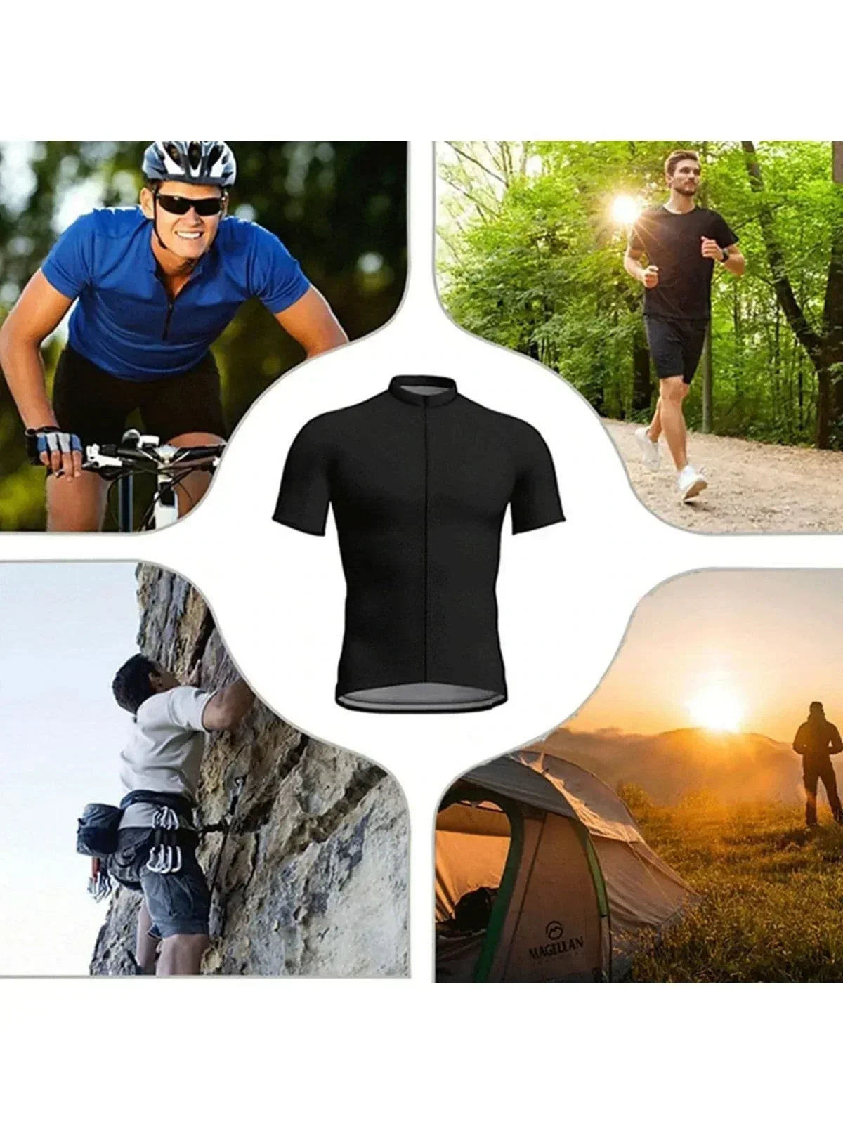 Men 2024 Cycling Jersey Bike Top MTB Bicycle Shirt Mountain Riding Clothing Short Sleeve Cyclist biking Quick Dry Breathable
