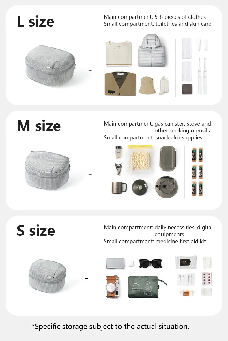 Naturehike Storage Bag Camping Ultralight Waterproof Organize Bag Flodable Travel Make Up Tolietry Bag Multifunctional Bag