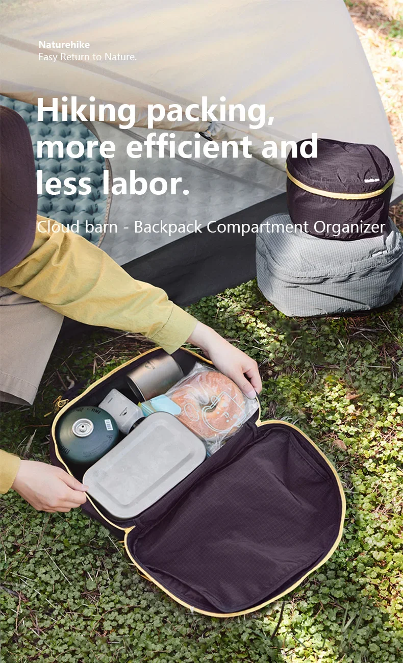 Naturehike Storage Bag Camping Ultralight Waterproof Organize Bag Flodable Travel Make Up Tolietry Bag Multifunctional Bag