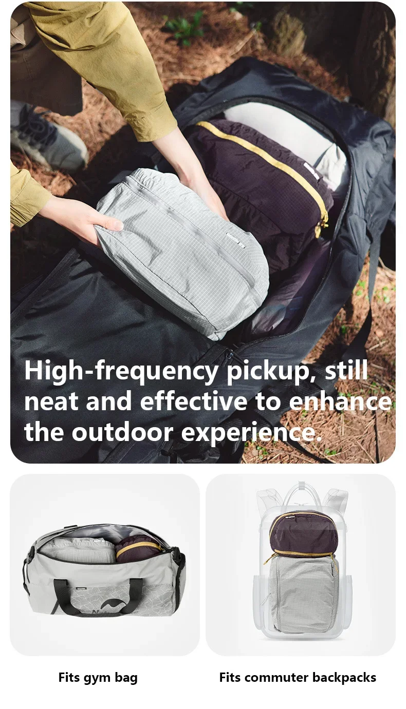 Naturehike Storage Bag Camping Ultralight Waterproof Organize Bag Flodable Travel Make Up Tolietry Bag Multifunctional Bag