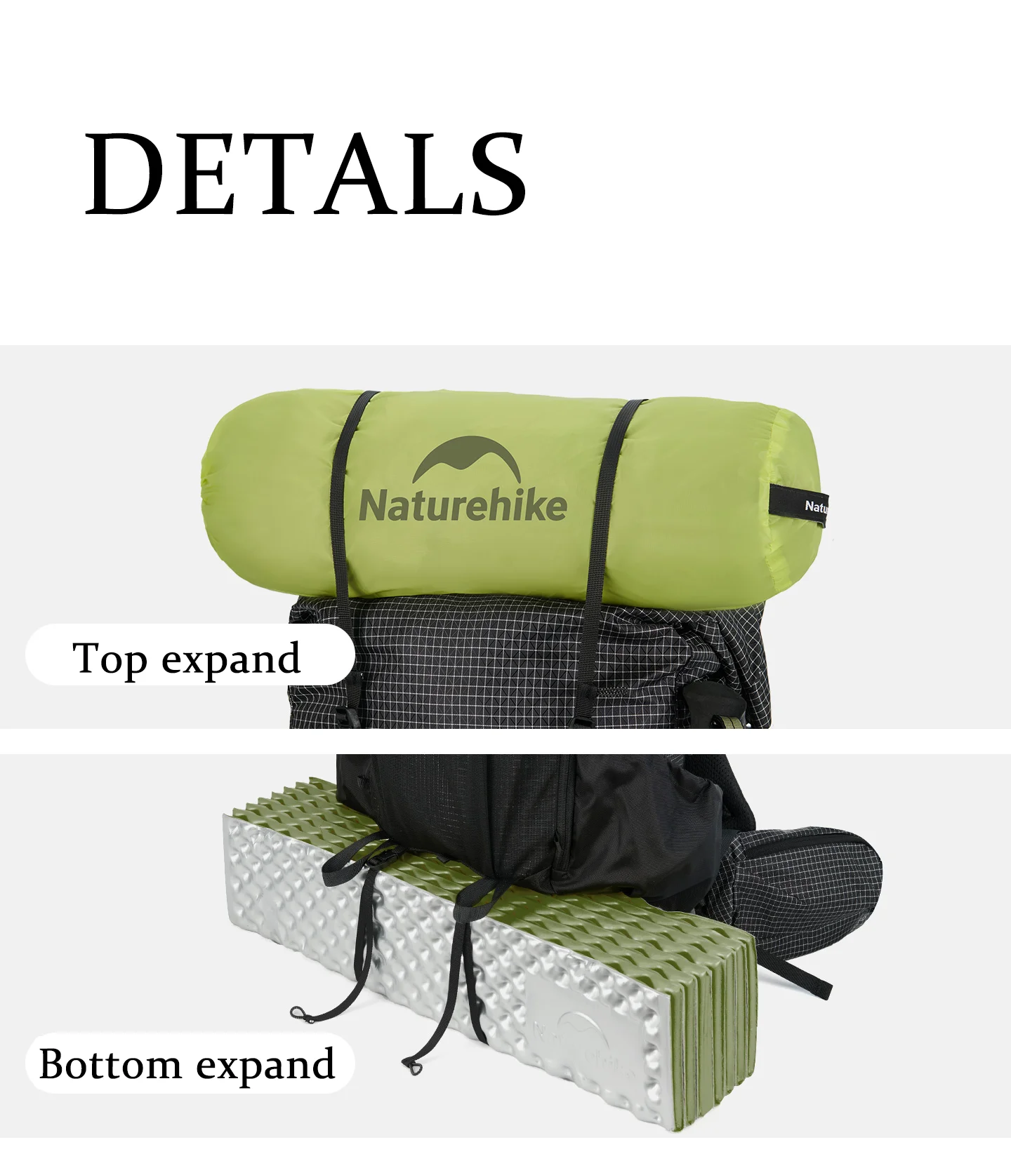 Naturehike Rock 2.0 Hiking Backpack 30L/45L/60L Camping Rucksack Outdoor Travel Trekking Specialised Shoulder Bag Rain Cover