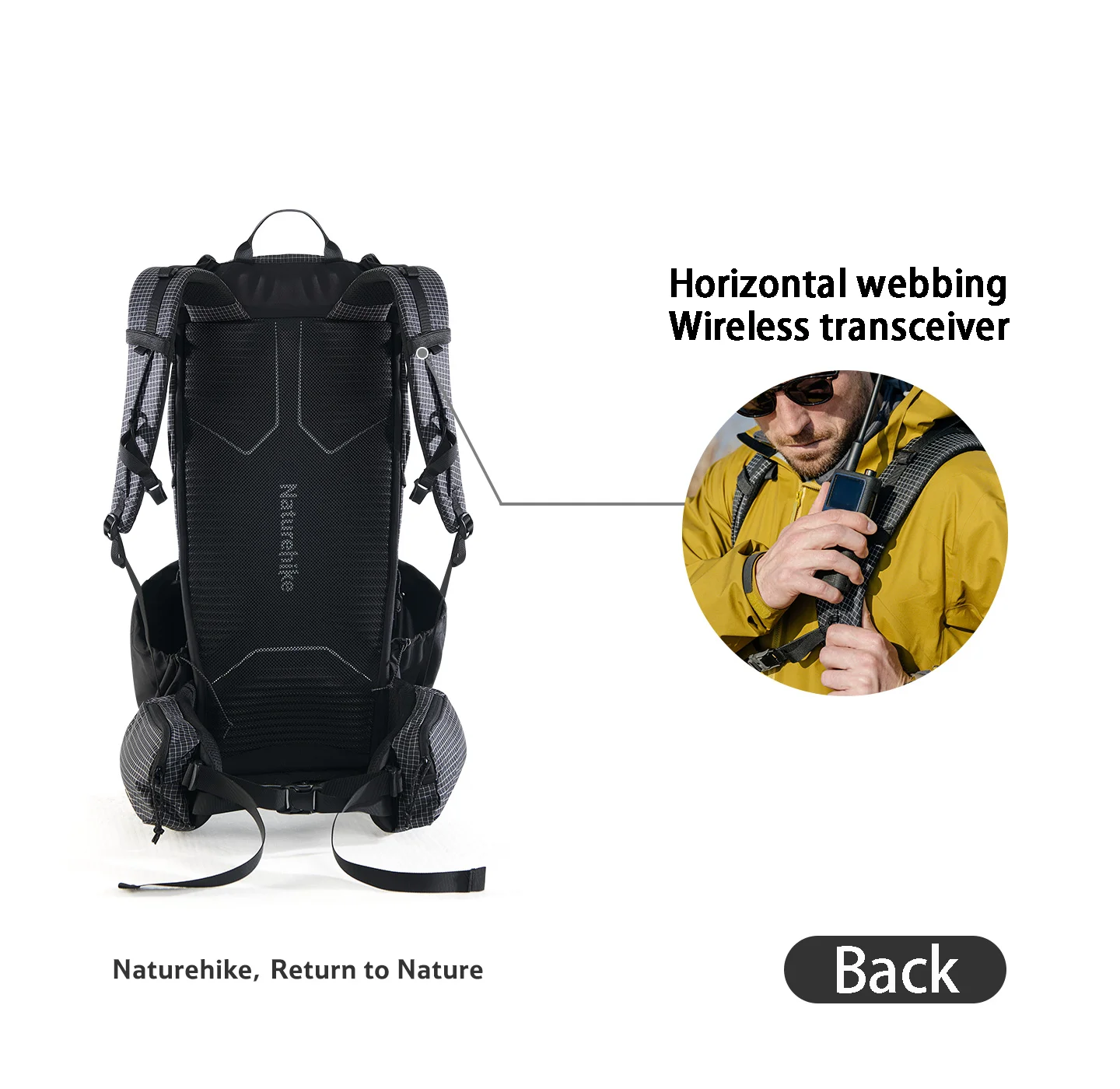 Naturehike Rock 2.0 Hiking Backpack 30L/45L/60L Camping Rucksack Outdoor Travel Trekking Specialised Shoulder Bag Rain Cover